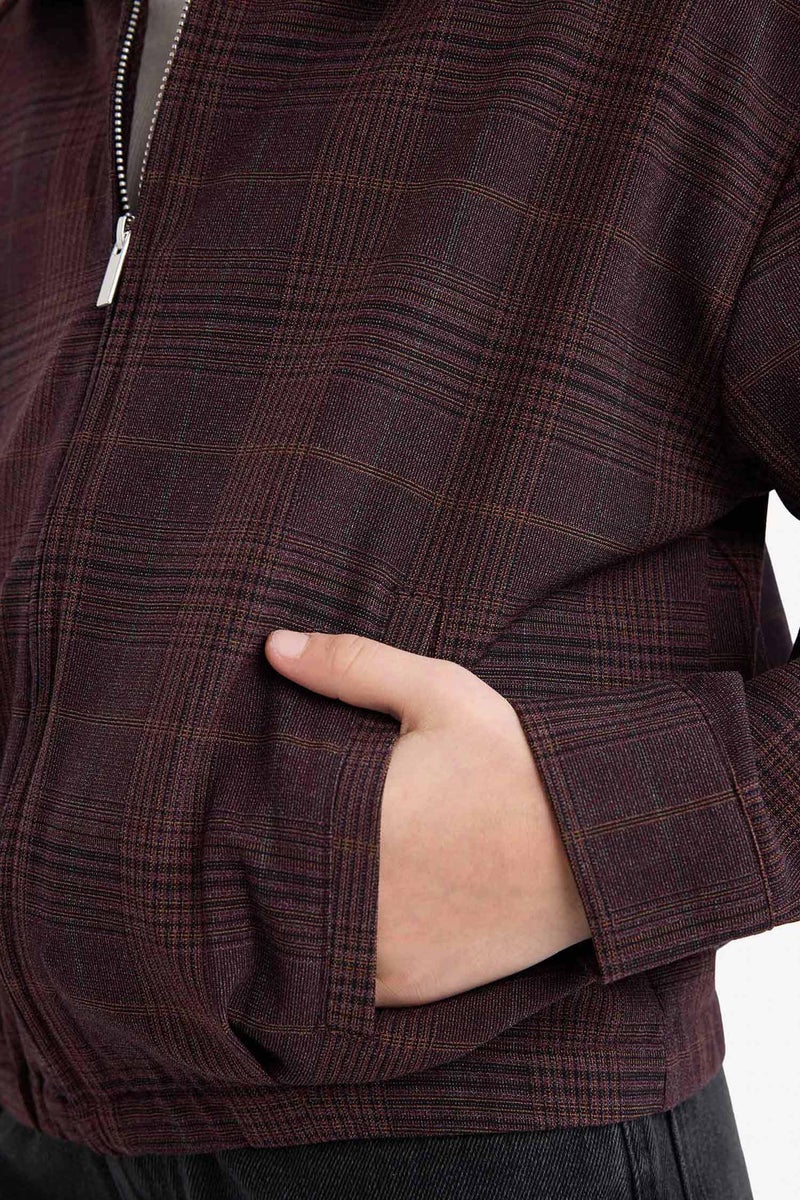 ديفاكتو قميص جاكيت مخمل قطيفة كم طويل قصة عادية - Image 5